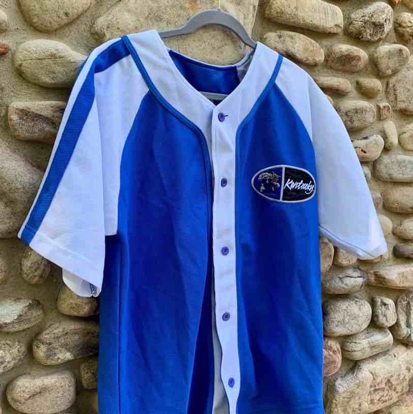Vintage University Of Kentucky Baseball Jersey  Mad Thrifts Vintage  Clothing, Accessories, Collectibles, Jewelry & More